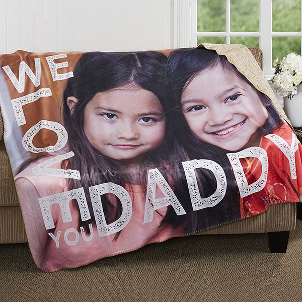 Personalized Photo Blankets - Loving Him - 16863