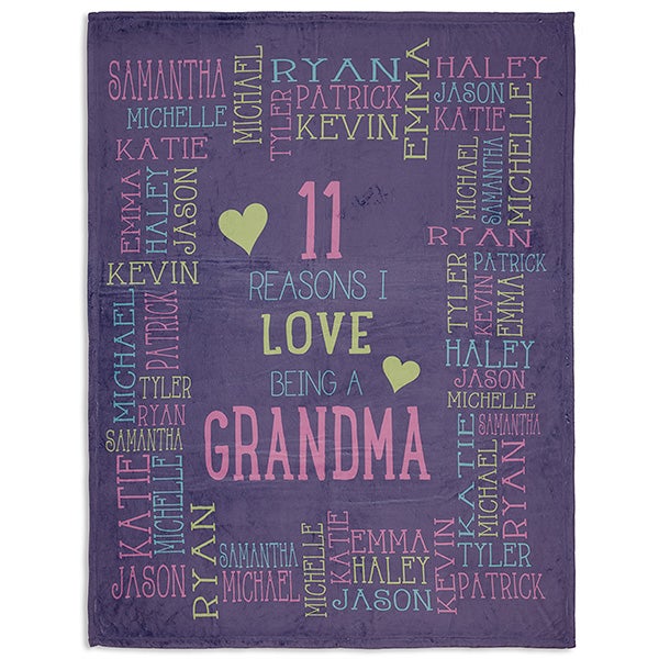 Personalized Fleece Blanket 50x60 Reasons Why For Her