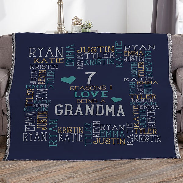 Personalized Blankets For Grandma - Reasons Why For Her - 16864