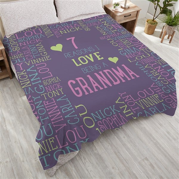 Personalized Blankets For Grandma - Reasons Why For Her - 16864