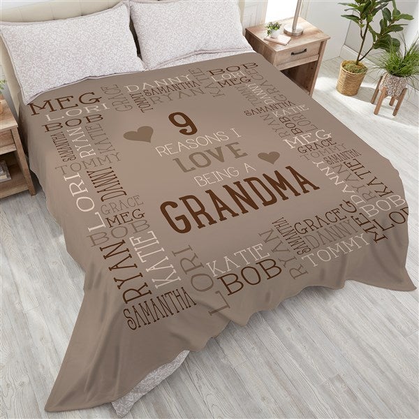 Personalized Blankets For Grandma - Reasons Why For Her - 16864