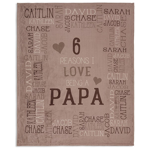 Personalized Blankets For Grandpa - Reasons Why For Him - 16876
