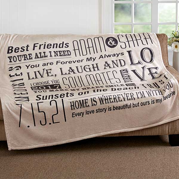 Personalized Daughter Art Promise to Love U for The Rest Blanket Super Soft and Warm All Season Throw Xmas Blanket for Sofa Watching TV Sofa Hotel and Home Outdoor Bed 