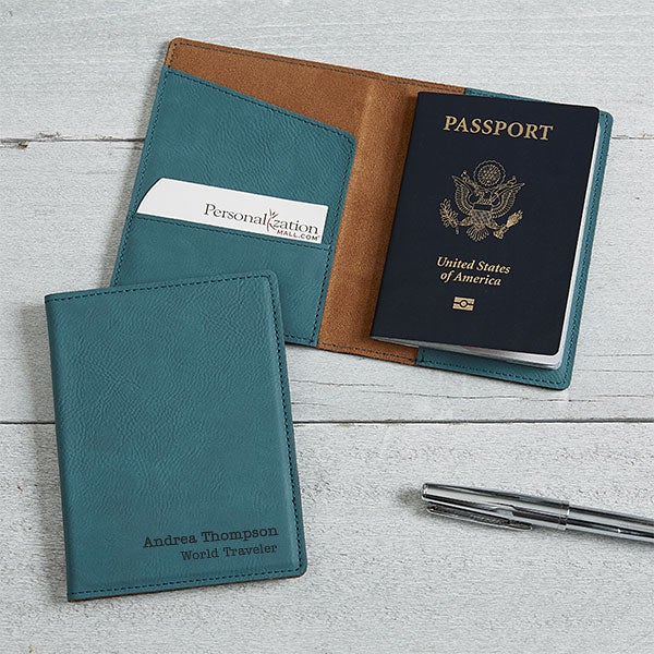 Custom Passport Holders - Faux Leather, Design & Preview Online