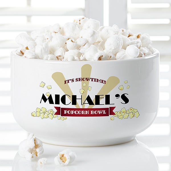 FS 2 per order JMK 03515 Round Popcorn Serving Bowl Movie Night 10" 