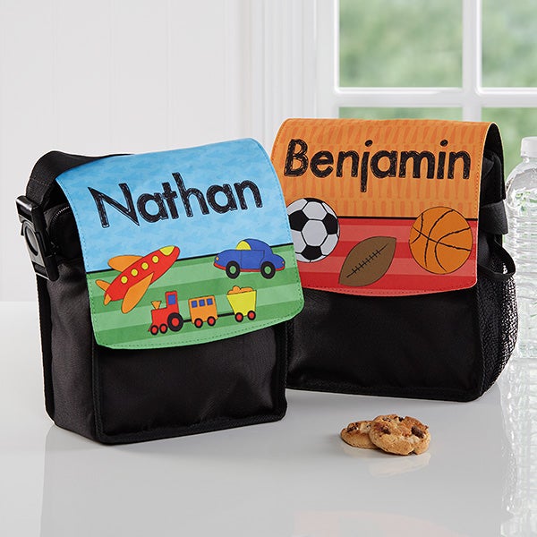 Monogrammed Stephen Joseph Backpack, Lunchbox, Pencil Case and Water Bottle  Set