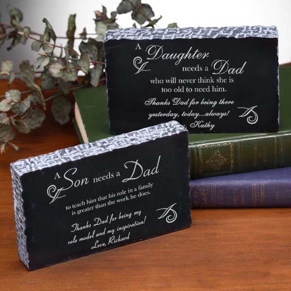 Personalized Marble Gifts with Poems for Fathers - 1702