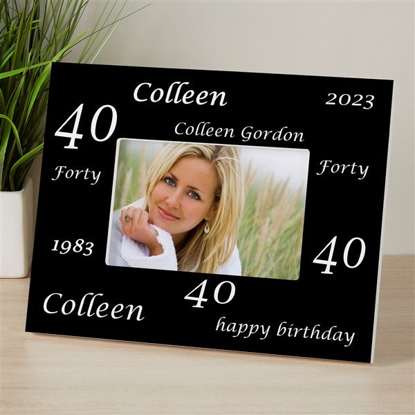 Personalized Birthday Photo Frame - Birthday Cheers Design - 1708