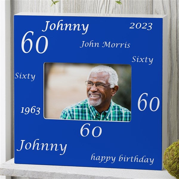 Personalized Birthday Photo Frame - Birthday Cheers Design - 1708