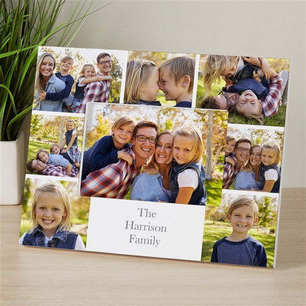 Love Personalized Glass Vertical 4 X 6 Photo frame