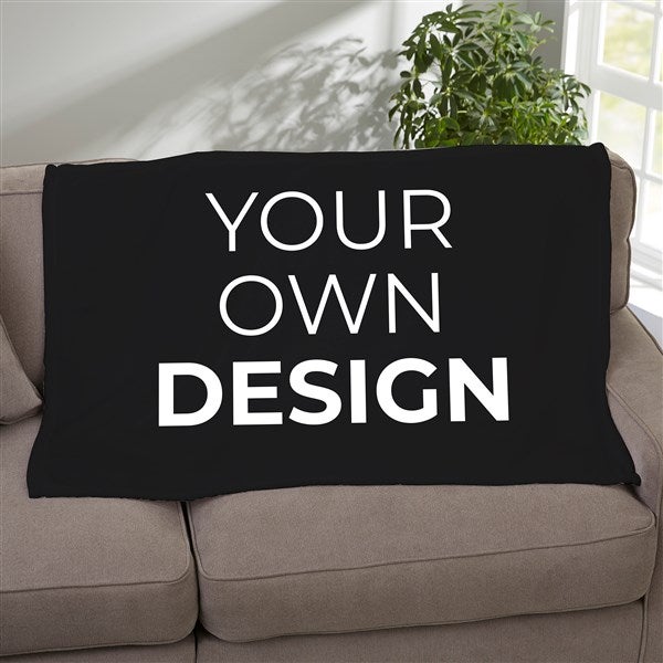 Design Your Own Personalized Fleece Baby Blanket - 17147