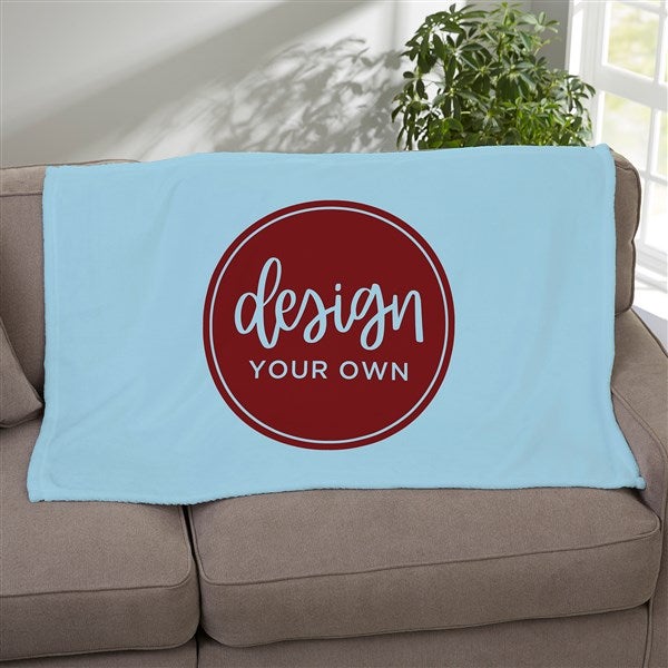 Design Your Own Personalized Fleece Baby Blanket - 17147