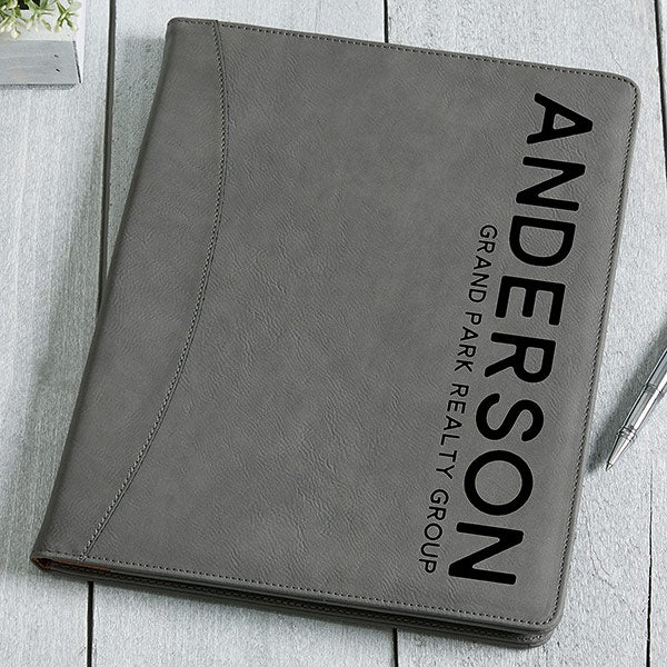 Personalized Full Pad Portfolios - Bold Style - 17183