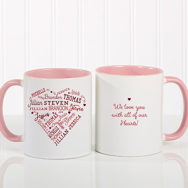 PINK HEARTS PERSONALISED | Personalized | Starbucks cup | Custom | Reusable  | Iced coffee | Love | Christmas | Venti | Birthday |Tumbler 