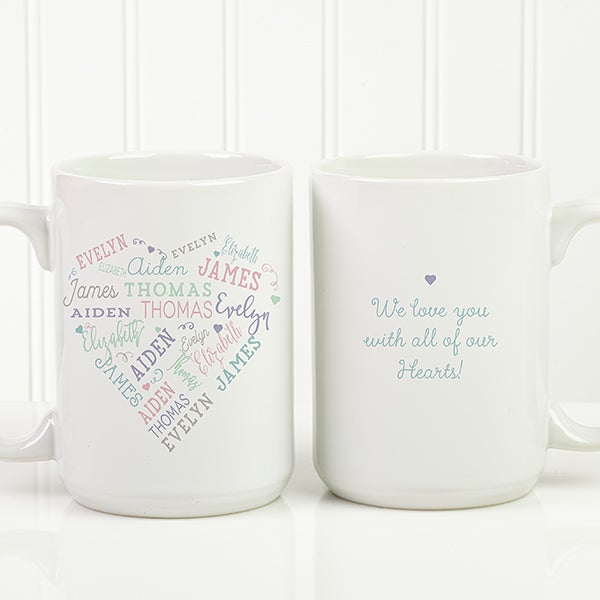 Personalized Coffee Mug - Close To Her Heart - 17195