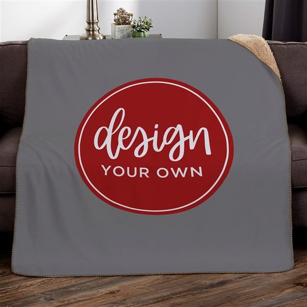 Design Your Own Personalized Sherpa Blanket - 17196