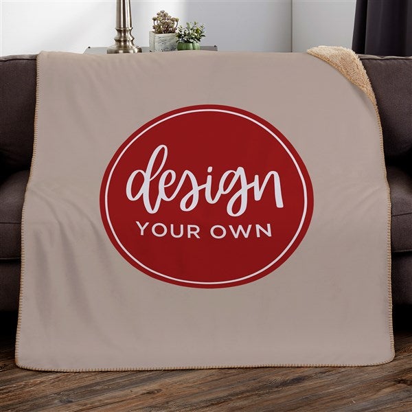 Design Your Own Personalized Sherpa Blanket - 17196