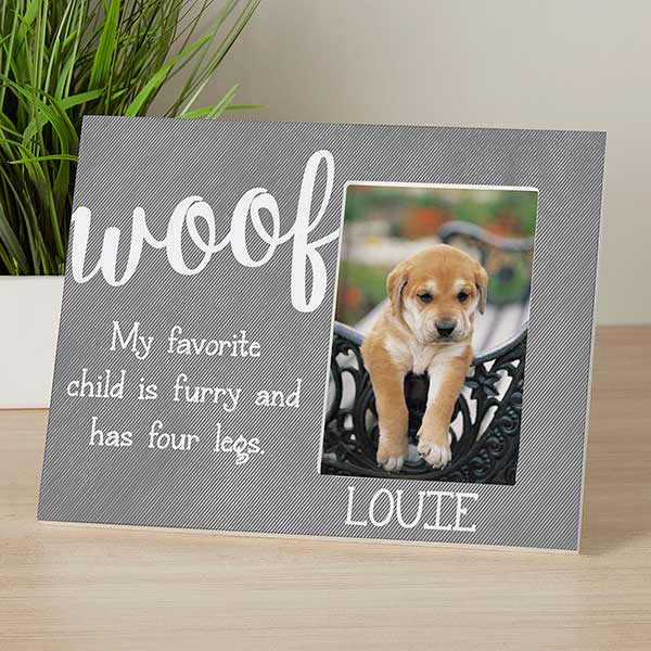 Personalized Pet Picture Frames - Woof & Meow - 17202