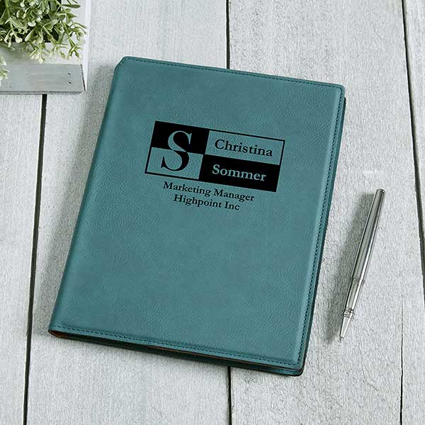 Personalized Padfolios - Sophisticated Style - 17250