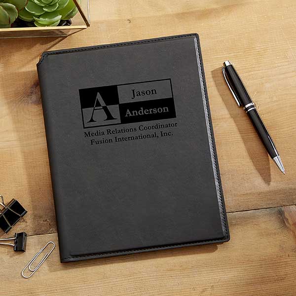 Personalized Padfolios - Sophisticated Style - 17250