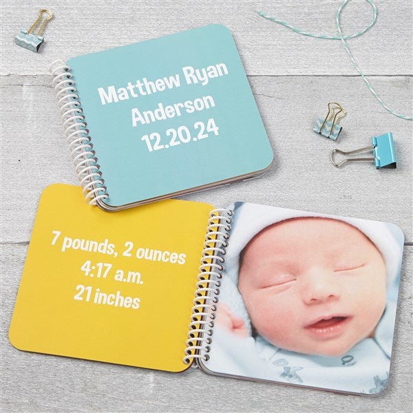 Personalised baby hot sale photo album