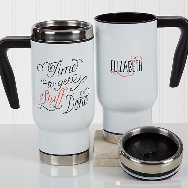 Daily Cup of Inspiration Personalized Latte Mug 16 oz.