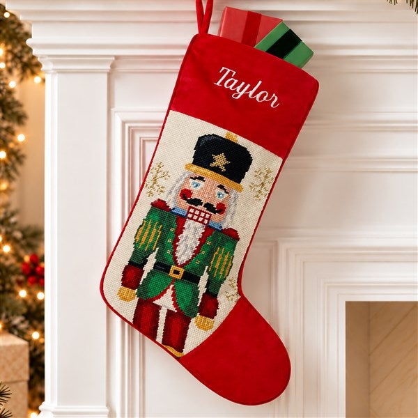 Personalized Needlepoint Christmas Stockings - Winter Charm - 17317