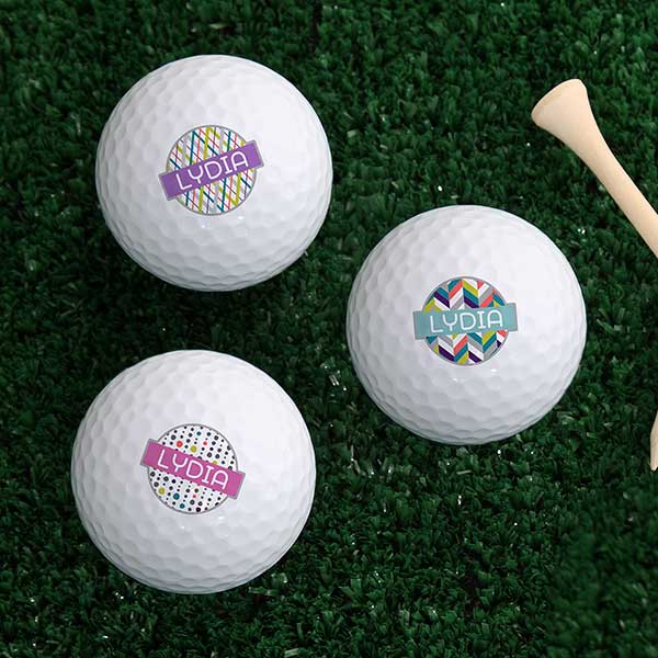 Personalized Women's Golf Ball Sets - Sassy Lady - 17322