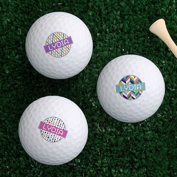 Personalized Women's Golf Ball Sets - Sassy Lady - 17322