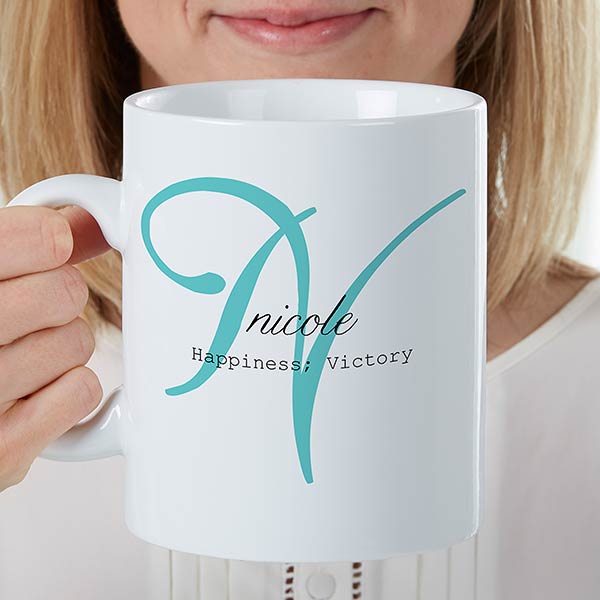 Personalized Oversized Coffee Mug - Name Meaning - 17338