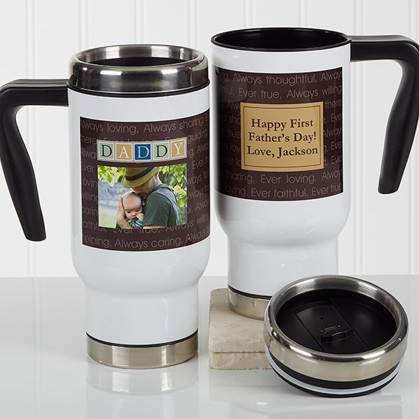 Personalized Commuter Travel Mug Just For Him