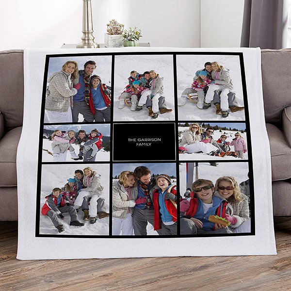 Personalized Photo Blankets - Photomontage - 17386