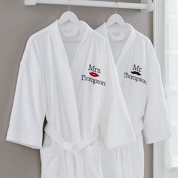 Embroidered Couple Robe Better Together