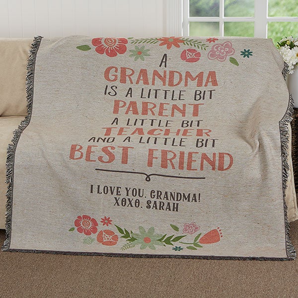 Personalized Throw Blankets For Grandma