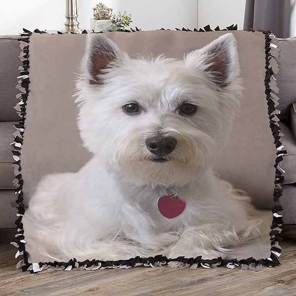 Personalized Pet Photo Blankets - 17398