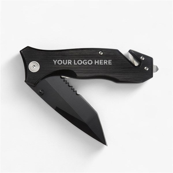 Personalized Logo Survivor Lock-back Knife - 17447