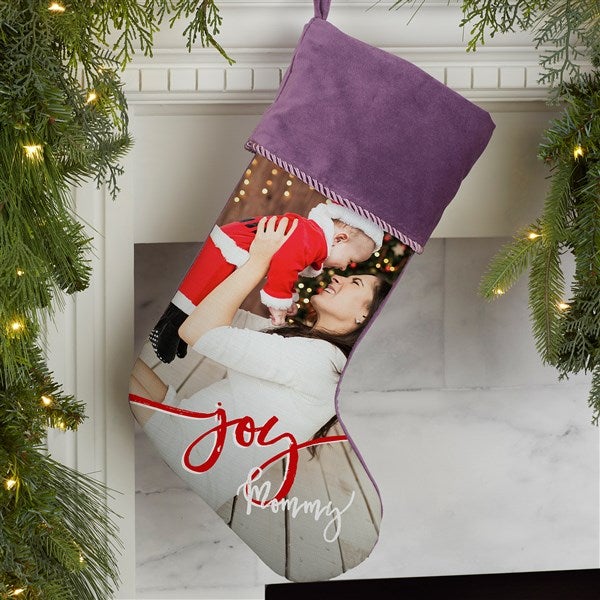 Personalized Photo Christmas Stocking - Photo Memories - 17451