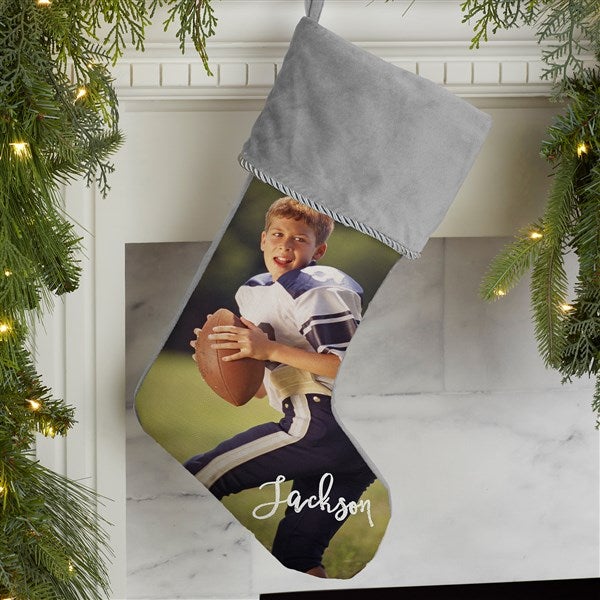 Personalized Photo Christmas Stocking - Photo Memories - 17451