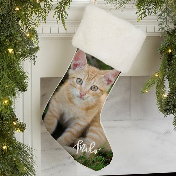 Personalized Photo Christmas Stocking - Photo Memories - 17451