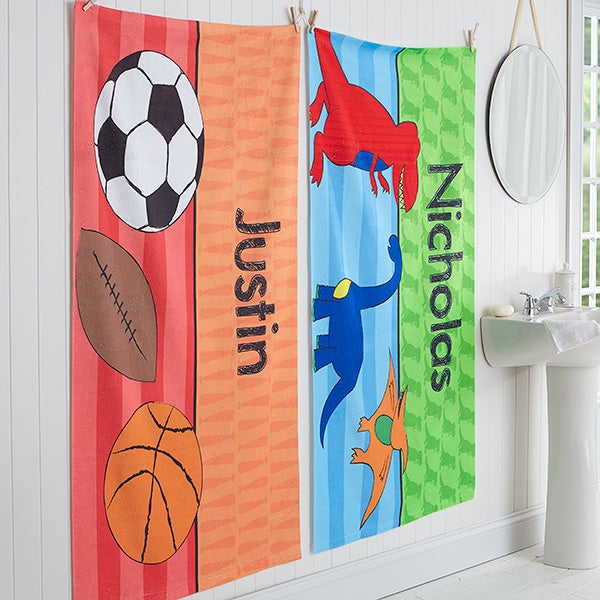 Just for Him Personalized 30x60 Bath Towel