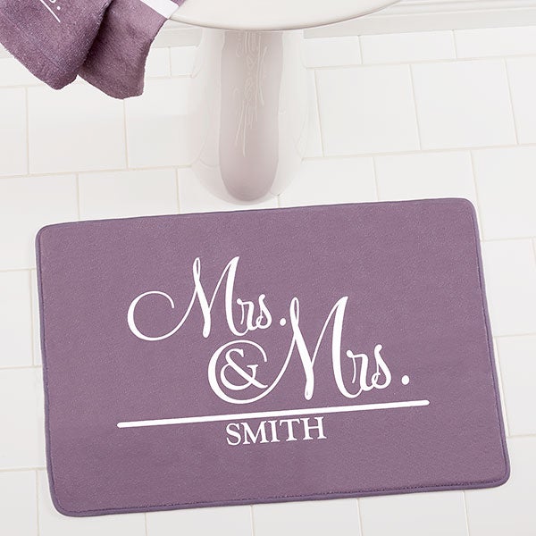 Personalized Wedding Bath Mat - 17505