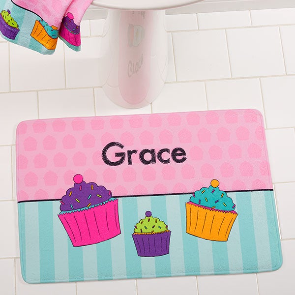Personalized Kids Bath Mats With Names For Girls