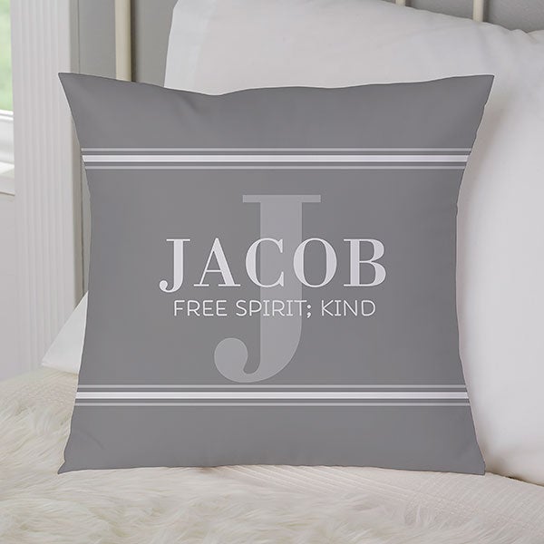 Personalized Throw Pillows For Him - My Name Means - 17518