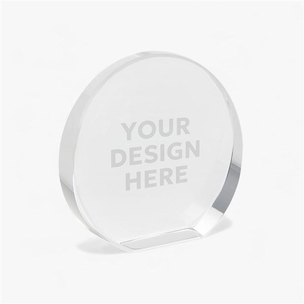 Custom Crystal Awards With Personalized Business Logo - 17547
