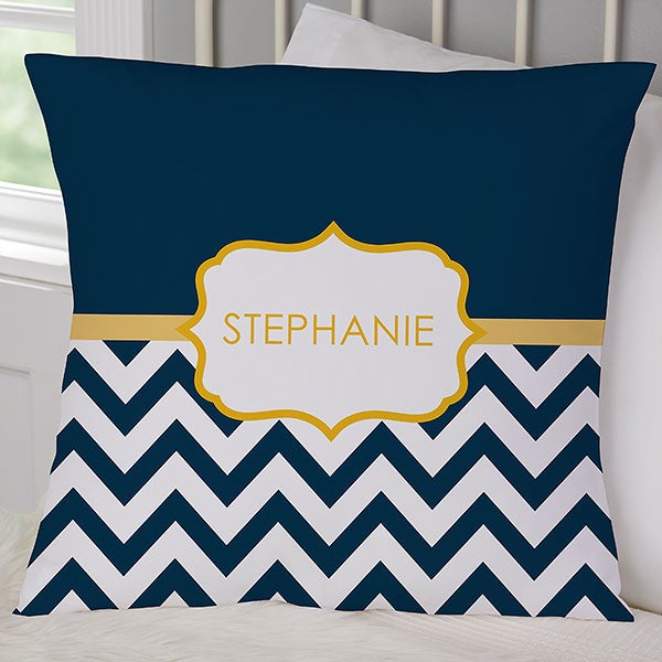 Custom 18 Name Or Monogram Throw Pillow For Her