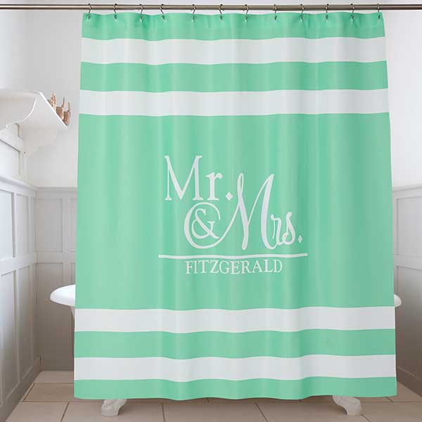 Personalized Shower Curtain Wedded Pair Personalized Shower Curtain Wedded Pair 17588