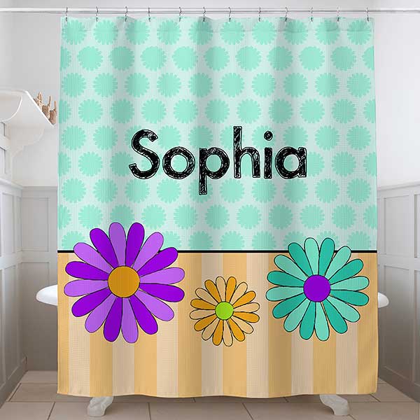 Personalized Shower Curtain For Girls - 17590