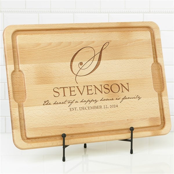 Personalized Cutting Board, Name and Heart Engraving – Giftstoengrave