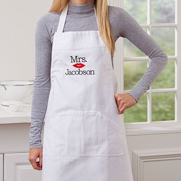 Personalized Aprons - Mr & Mrs Designs - 17656