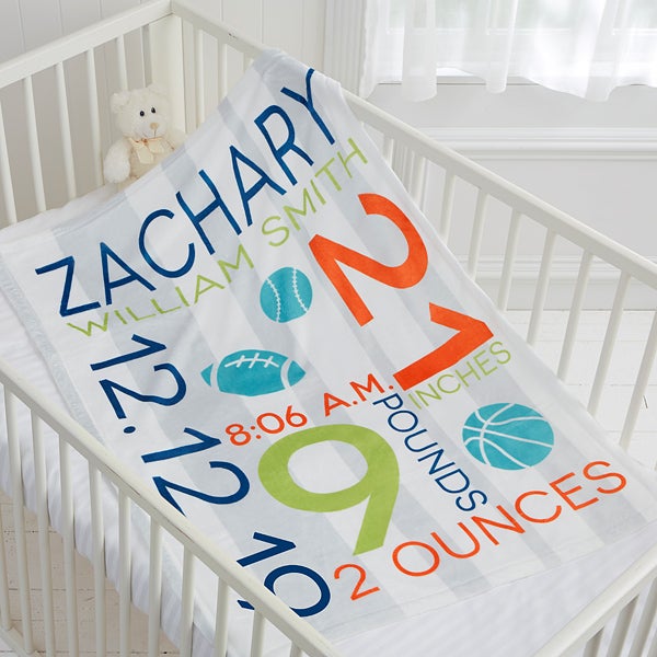 personalized fleece baby blankets